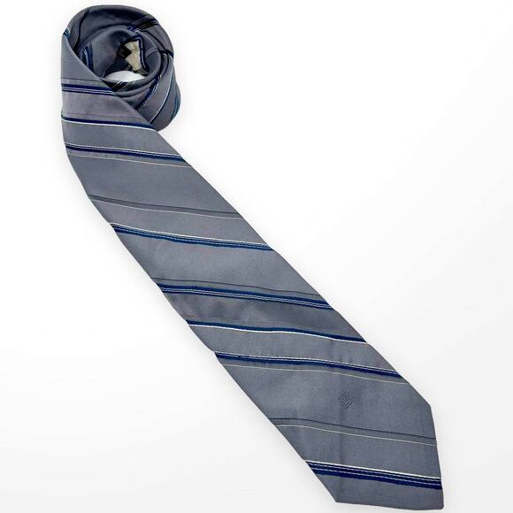 GIVENCHY Vintage Men’s Striped Silk Tie - Picture 9 of 9